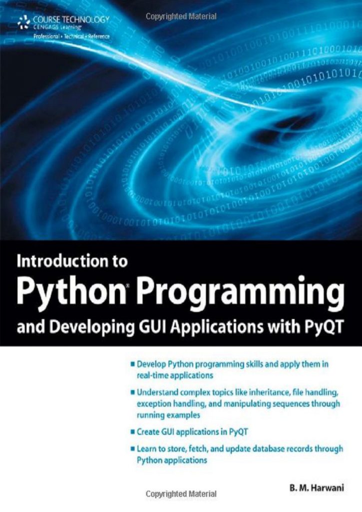 کتاب مقدمه ای بر برنامه نویسی پایتون و توسعه برنامه های رابط کاربری گرافیکی با PyQT
